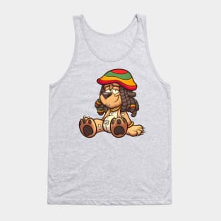 Rastafarian bear Tank Top